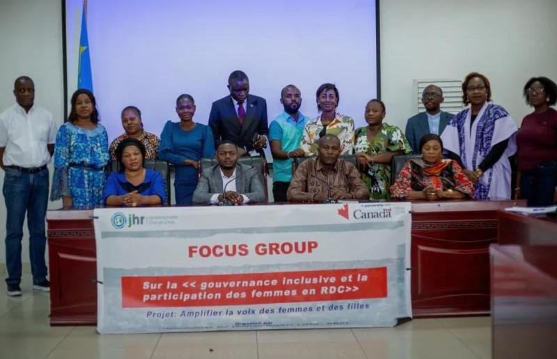kinshasa : jhr lance le  projet « amplifier la voix des femmes et des filles »