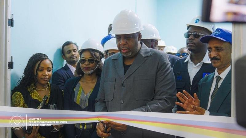 inauguration de la centrale hydroélectrique de kakobola