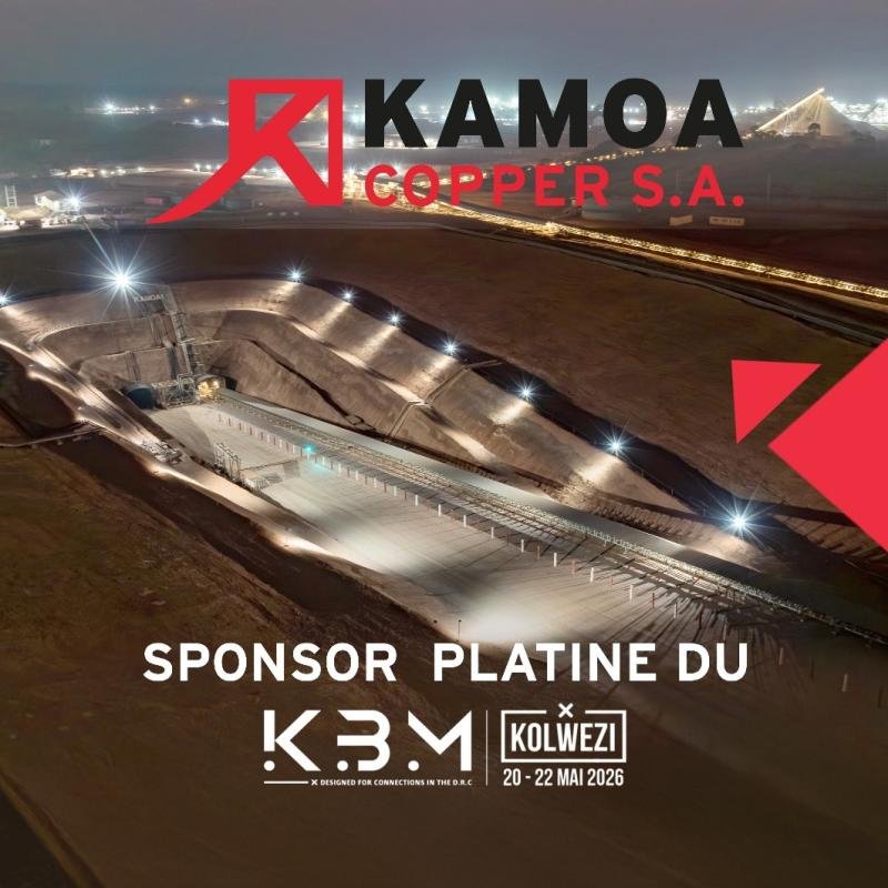 kamoa copper s.a. sponsor platinum du katanga business meeting 2026 : une voix au cœur de grands débats sur l'avenir économique de la rd congo