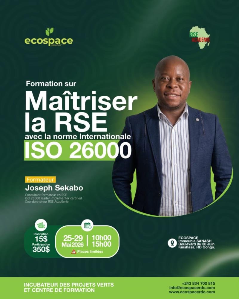 La RSE au cœur de la performance des entreprises congolaises et africaines avec une formation inédite à Kinshasa la rse au cœur de la performance des entreprises congolaises et africaines avec une formation inédite à kinshasa