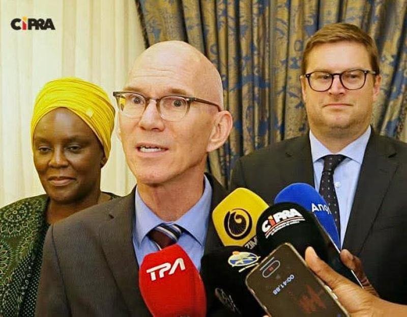 joão lourenço et james swan passent en revue la situation sécuritaire dans l’est de la rdc