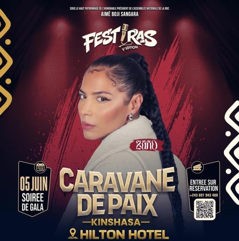 ebola en rdc : la chanteuse zaho renonce à participer à la 5ᵉ édition du festiras à kinshasa