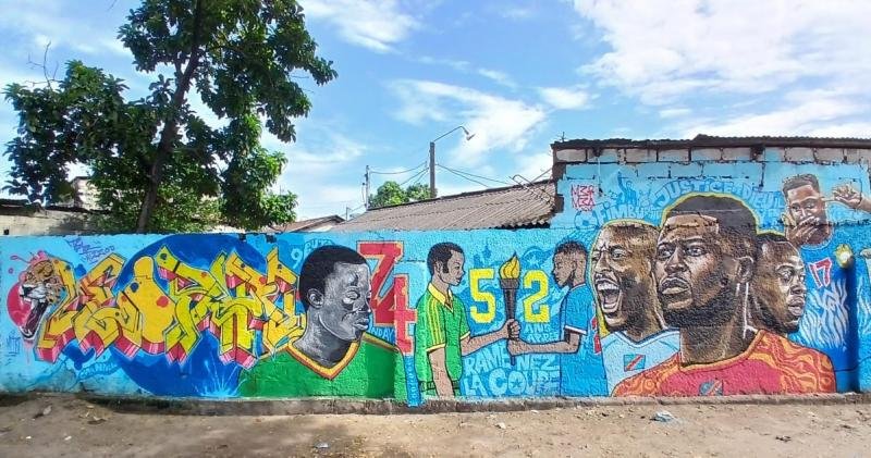 Coupe du monde 2026 : quand les murs rendent hommage aux Léopards de la RDC coupe du monde 2026 : quand les murs rendent hommage aux léopards de la rdc