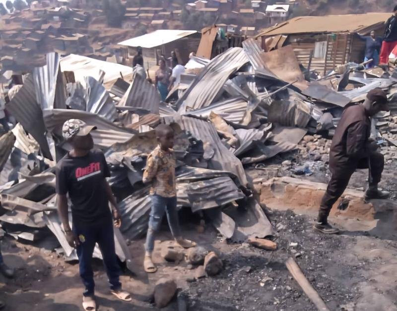 kabare : deux morts et plus de 100 ménages sinistrés dans un incendie à mudusa