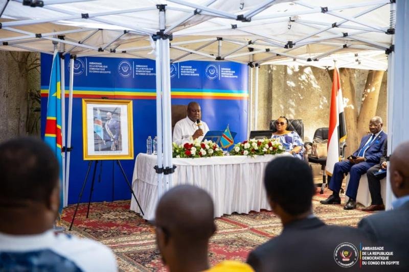 au caire, la diaspora congolaise d’egypte, du liban et de jordanie entretenue sur ses défis et son rôle dans le dialogue national