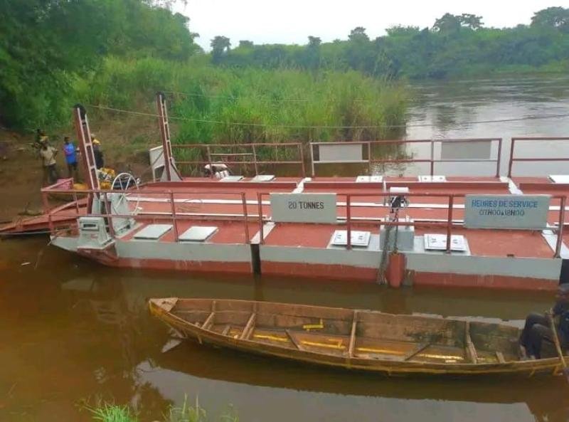 kwango : après 4 ans de panne du bac, le trafic reprend sur la rivière kwango à popokabaka